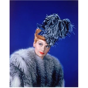 Lucille Ball Looking Beautiful in Fur 8 x 10 Inch Photo - Picture 1 of 1