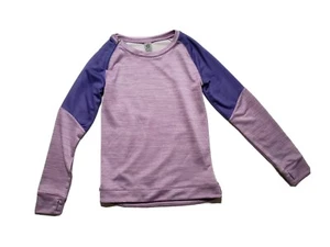 Girls Purple Champion C9 Duo Dry Thumbholes Long Sleeve Shirt Size XL 14-16 - Picture 1 of 9