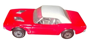 VTG 1975 MATCHBOX LESNEY SUPERFAST red Dodge Challenger # 1 chrome interior - Picture 1 of 9