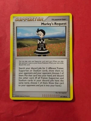 2008 Pokemon Diamond and Pearl Stormfront #87 Marley's Request, UC, NF/H, cd22 - Image 1 of 3