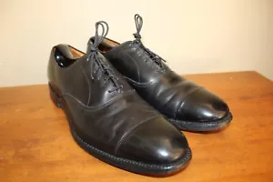 Allen Edmonds Mens Park Avenue Oxford Dress Shoes Sz 11 A Black Leather - Picture 1 of 16
