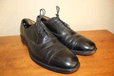 Allen Edmonds Mens Park Avenue Oxford Dress Shoes Sz 11 A Black Leather - Image 1 of 4