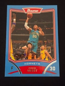 2008-09 Bowman Draft Picks & Stars #48 David West Blue Parallel /499 - Picture 1 of 2