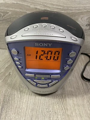 Sony Dream Machine ICF-CD853V Alarm Clock Radio Stereo AM FM CD Weather Tested🔥 - Image 1 of 4