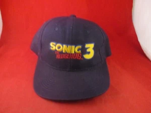 Sonic The Hedgehog 3 Sega Genesis Promotional Black Snapback Baseball Cap Hat - Picture 1 of 4