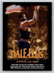 1997 Fleer Dale Ellis #34 Million Dollar Moments  Denver Nuggets