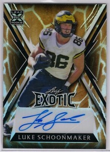🔥2023 Leaf Exotic Luke Schoonmaker Auto Giraffe Prismatic version RC🔥1/5