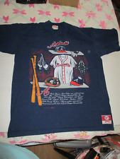 Nutmeg Mills Atlanta Braves 1991 Adult XL T-Shirt Vtg. VGC RARE Braves History
