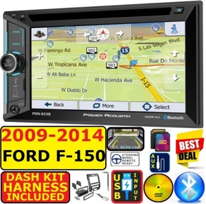 2009-2014 F150 GPS NAVIGATION BLUETOOTH USB CD/DVD AUX SD CAR RADIO STEREO PKG - Picture 1 of 12