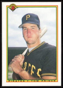 1990 Bowman #176 Tom Prince Pittsburgh Pirates Baseball Card - Picture 1 of 2