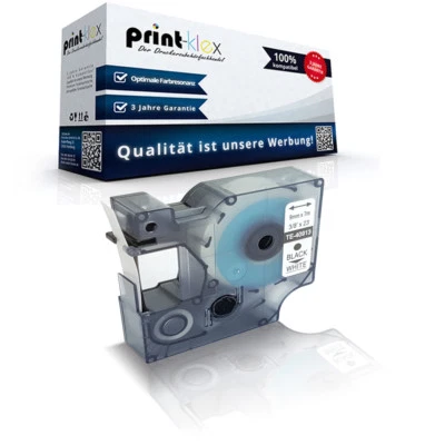 Premium Schriftband für Dymo LABELMANAGER160 Schwarz auf Wei Office Plus - Bild 1 von 3