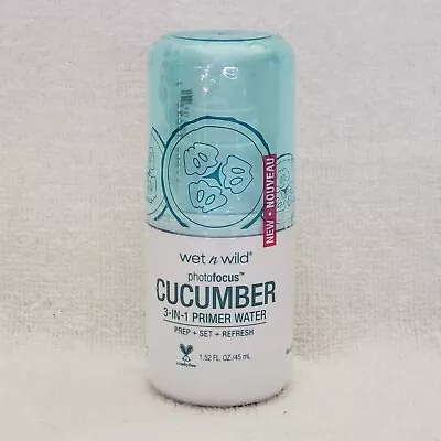 WET N WILD Photofocus 3 en 1 imprimación agua, pepino, 1,52 fl oz Foto 1 de 2
