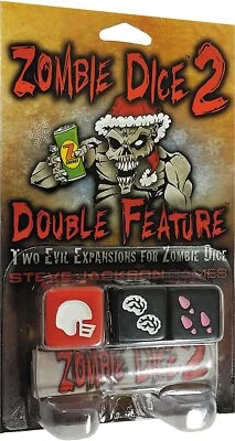 Zombie Dice 2 Juego Doble Característica - Juegos Steve Jackson - Eat Brains SJG 131324 Foto 1 de 4