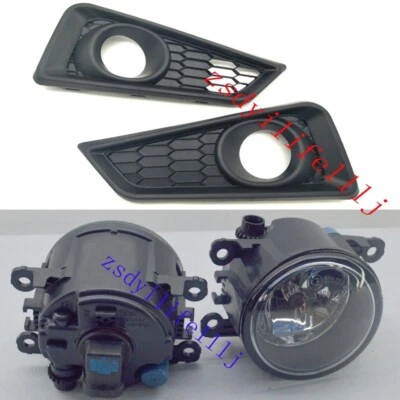 4x Para Honda City 2014-2017 Coche Delantero Izquierdo Derecho Luz Antiniebla Cubierta Rejilla Bombilla Ag Foto 1 de 2