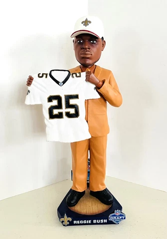 Reggie Bush USC Trojans New Orleans Saints Draft Day Bobblehead FOCO Cover