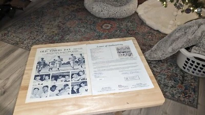 1970 New York Yankees Old Timers Program Signed 7 xs By Casey Stengel JSA Plus - Image 1 of 4