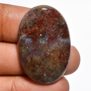 100% Natural Ruby Kyanite Oval Shape Cabochon Gemstone 47.5 Ct 33X22X5mm EE27824 - Picture 1 of 1