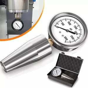 CAT40 BT40 Spindle Drawbar Force Test Gauge Holder Tool 0-3000PSI/LBS, 5/8-11’’ - Picture 1 of 13