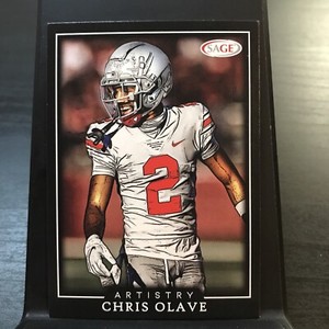 2022 SAGE ARTISTRY Chris Olave #39 Saints RC / Ohio State Buckeyes