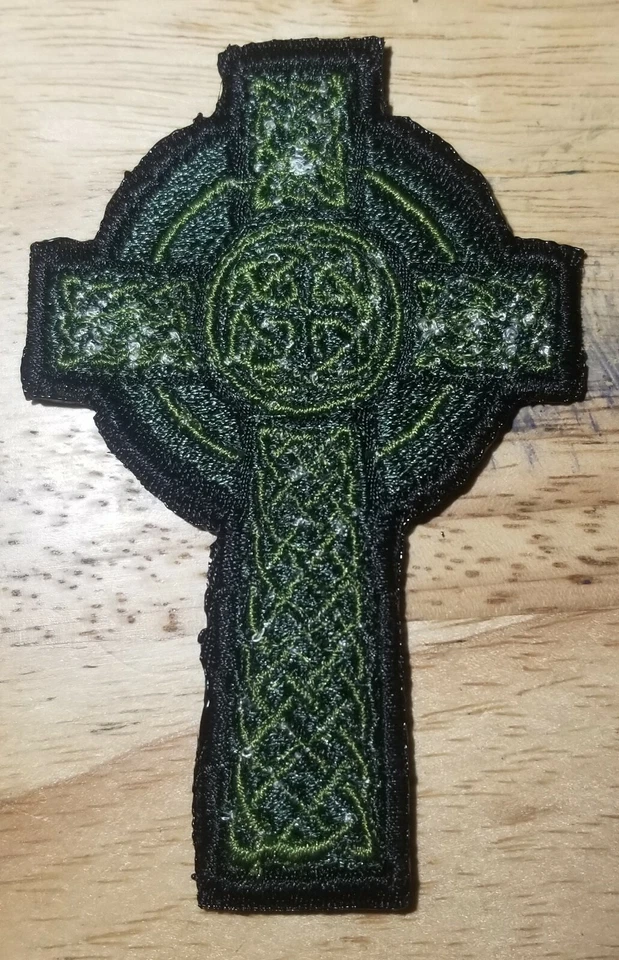 Celtic Cross - Iron On/Sew On Patch       10219 - Image 1 of 1