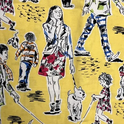 "Tela de algodón amarilla Michael Miller Out For A Walk 3 yardas X 43""" Foto 1 de 4