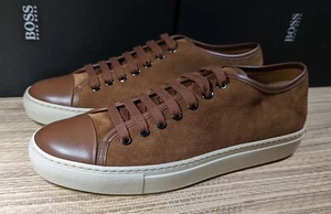 Hugo Boss men's Mirage Tenn sdhb trainers size - Leather, made in Italy