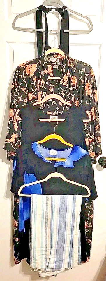 Lot of Womens Tops Pants JOSTAR JUDITH HART, Indigo Rein Moon Chicos Susan Lucci - Image 1 of 4