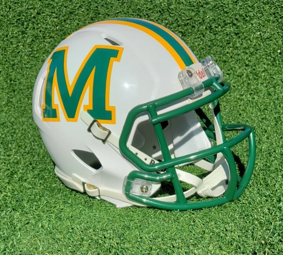 MINICASCO DE FÚTBOL AMERICANO HOMENAJE RETRO MARSHALL THUNDERING MAND 1983 Foto 1 de 1