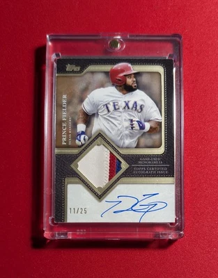 🔥Prince Fielder /25 -2025 Topps Update Series Flagship Patch Auto #TFAP-FIE  - Image 1 of 2
