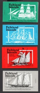 Falkland Islands Mail Ships booklets SG SB2-5, all complete, 2 are mis-stapled - Picture 1 of 1