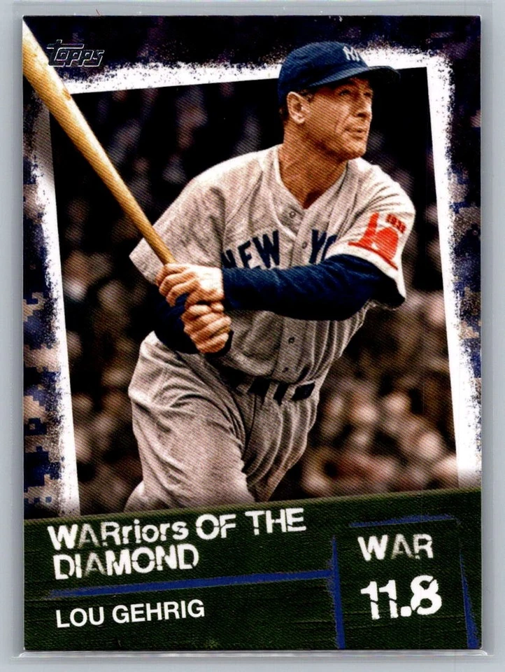 2020 Topps #WOD-8 Lou Gehrig WARriors of the Diamond - Image 1 of 1