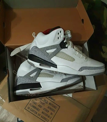 Nike Air Jordan Spizike White Cement Grey 2007 Size 13 II III IV V OG Spiz'ike - Image 1 of 4