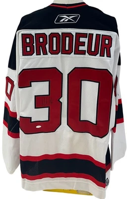 Martin Brodeur Signed CCM Reebok Devils Authentic Jersey Auto Steiner COA HOF - Image 1 of 4