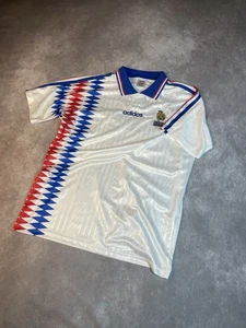 Frankreich 1994 Retro Vintage Trikot L Kragen 90s Jersey - Bild 1 von 9