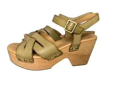 Kork-Ease Wausau Platform Wedge Heel Sandals Size 10 Stud Boho Open Toe - Image 1 of 3