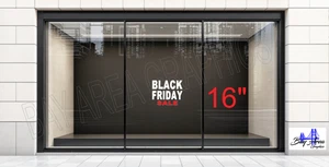 BLACK FRIDAY SALE Store Window Sticker Vinyl Decal Waterproof ORACAL 651 - Picture 1 of 18