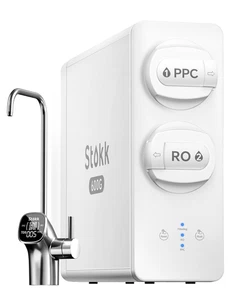 Sistema de ósmosis inversa sin tanque de 8 etapas 600 GPD con grifo LED inteligente, certificado NSF - Imagen 1 de 13