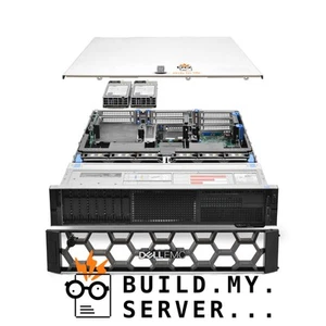 Dell PowerEdge R740 Server 2x Gold 5122 3.60Ghz 8-Core 128GB RAM 8x 480GB SSD - Picture 1 of 5