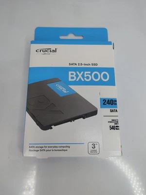 New - Crucial BX500 240 Gb 3D NAND SATA 2.5-inch SSD - Image 1 of 4