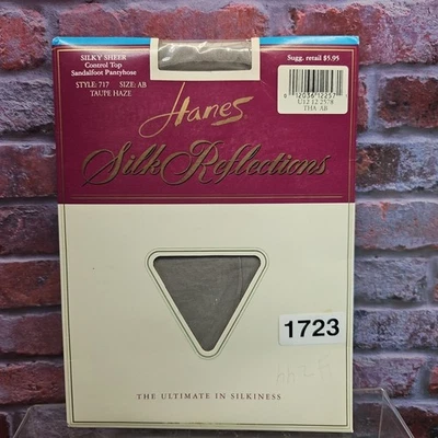 Pantimedias de colección Haynes Silk Reflections Control Top Sandalia Pie 717 AB Taupe  Foto 1 de 4