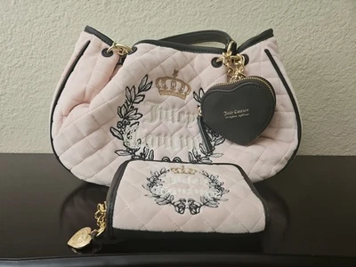 Bolso y Cartera Juicy Couture Rosa Acolchado Terciopelo Foto 1 de 4