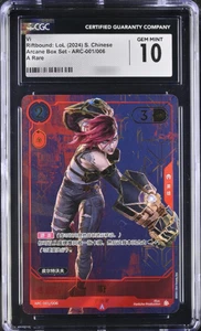 CGC 10 GEM MINT Vi Arcane Promo ARC-001 Riftbound TCG League Of Legends - Picture 1 of 1