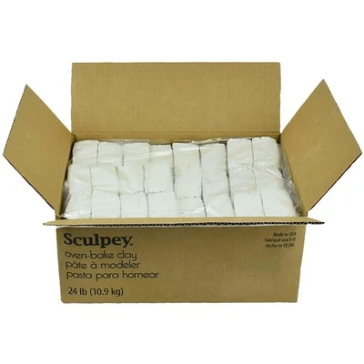 Original Sculpey White, Non Toxic, Polymer clay, Oven Bake Clay Toy - Image 1 of 4