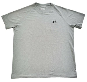 Under Armour Men's Loose HeatGear Short Sleeve Gray T-Shirt Medium - Picture 1 of 10