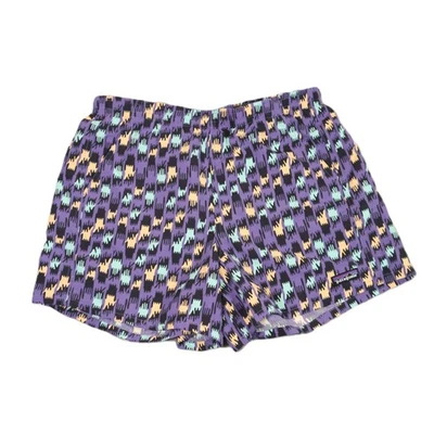 Pantalones cortos de natación híbridos Patagonia Baggies para mujer M púrpura entrelazados Foto 1 de 4
