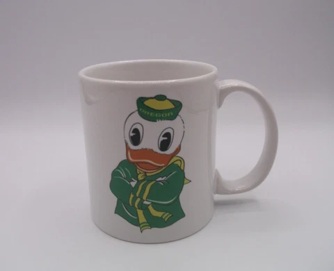 OREGON DUCKS Mascot Coffee Mug Cup 10 oz Cover