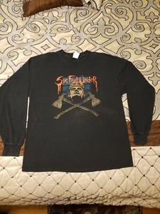Six Feet Under Metal Band 2006 Monsters of Death Tour Long Sleeve Shirt Size XL - Picture 1 of 10