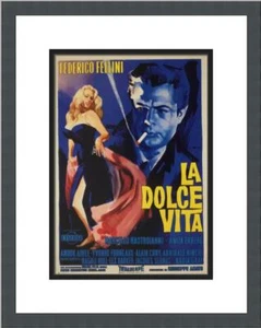 La Dolce Vita individuell gerahmter Filmposter Druck - Bild 1 von 2