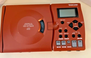 TASCAM Portable CD Guitar Trainer CD-GT1 MKII Burnt Orange Untested - Picture 1 of 8