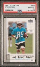 2001 Upper Deck Top Tier Steve Smith #262 /2000 PSA 10